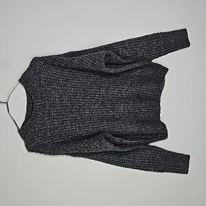 Ardene small dark gray knitted long sleeve sweater